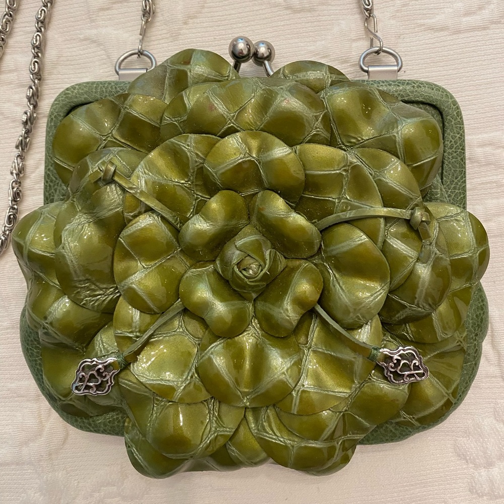 Brighton Rosalie Floral Women's Kiss Lock Purse